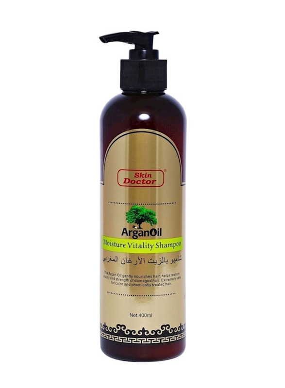 Skin Doctor Argan Oil Moisture Vitality Shampoo, 400ml