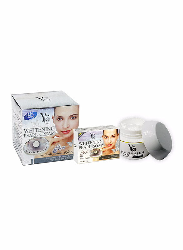 

Yong Chin 2-Piece Set Whitening 60gm Pearl Cream & 30gm Soap