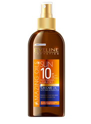 Eveline Amazing Oils SPF 10 Sun Care Oil with Tan Accelerator, 150ml