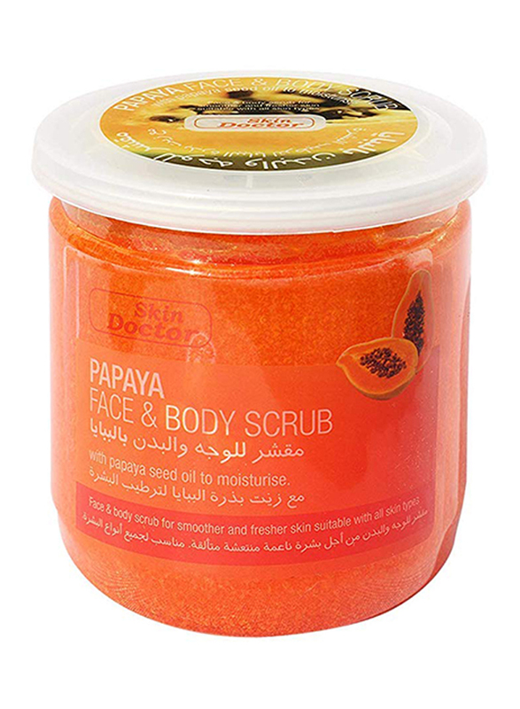 Skin Doctor Papaya Face & Body Scrub, 500ml