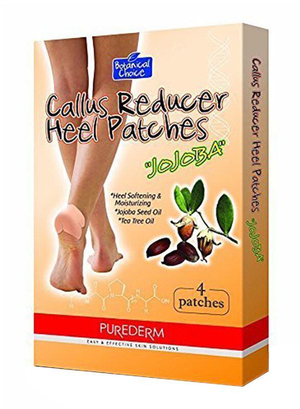 

Purederm Callus Reducer Heel Patches Jojoba Foot Mask, 4 Patches