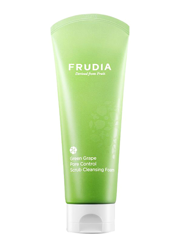 Frudia Green Grape Pore Control Scrub Cleansing Foam, 145ml