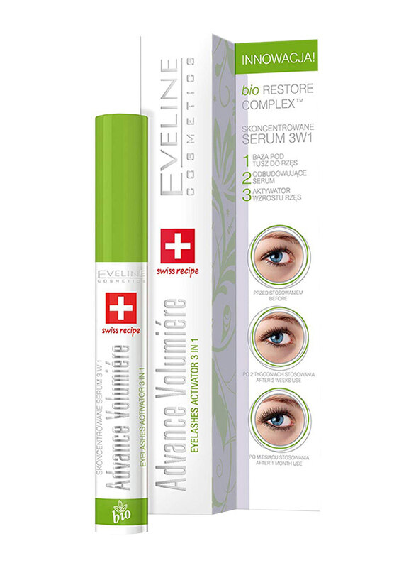 

Eveline 3-In-1 Advance Volumiere Eyelash Growth Activator Concentrated Serum, 10ml