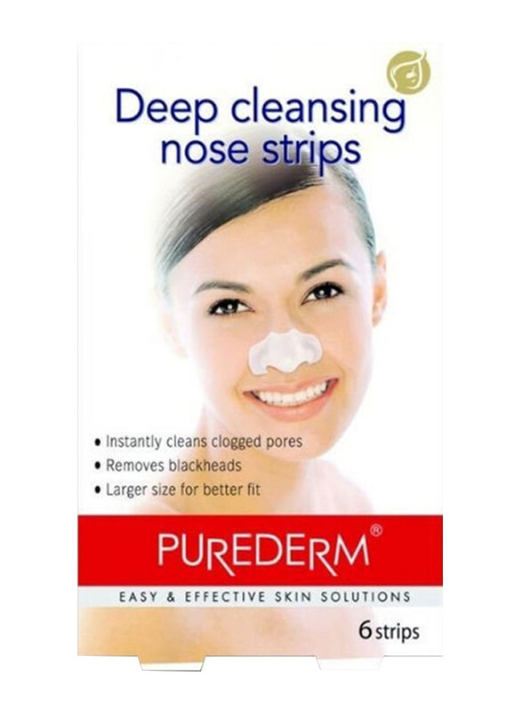

Purederm Natural Charcoal Nose Cleansing Strips for Women, 10 Strips