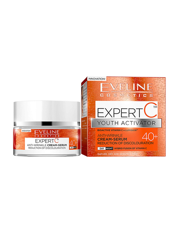 Eveline Expert C Youth Activator 40+ Day & Night Cream-Serum, 50ml