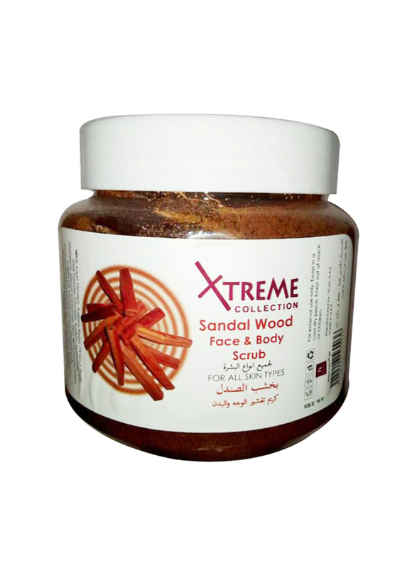 Xtreme Collection Sandalwood Face & Body Scrub, 500gm