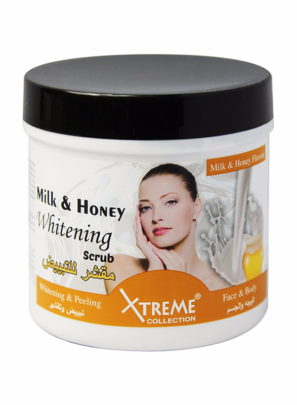 Xtreme Collection Milk & Honey Whitening Scrub, 500ml