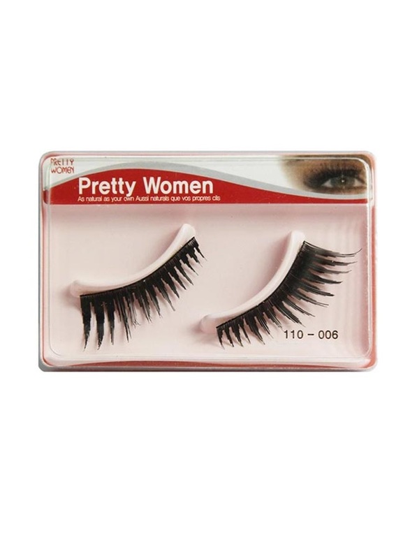 Pretty Woman 110-006 False Eyelashes, Black