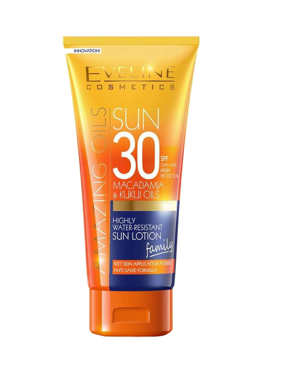 Eveline Amazing Oils SPF 30 Highly Water-Resistant Sun Lotion, 200ml