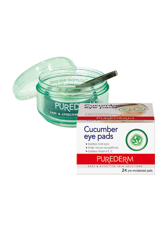 

Purederm Cucumber Eye Pads, 24 Pieces