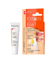 Eveline Lip Therapy 6-In-1 Care & Colour Lip Serum, Tint Nude