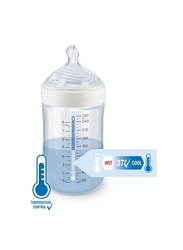 NUK First Choice Plus PP Baby Feeding Bottle, 150ml, 0-6 Months, Multicolour