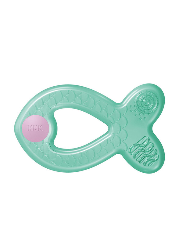 

Nuk Extra Cool Teether with Cooling and Massaging Effect, 3 Months+, Pink Eye