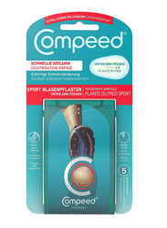 Compeed Sports Underfoot Blister Plasters, 5 Strips
