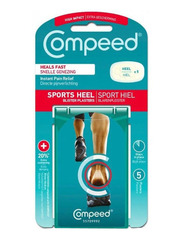 Compeed Sports Heel Blister Plasters, 5 Strips