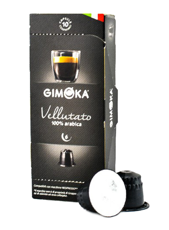 

Gimoka Vellutato 100% Arabica Coffee, 10 Capsules, 55g