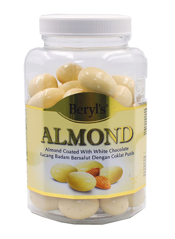 Beryl’s Whole Roasted Almond Coated in Creamy White Chocolate & Crispy Biscuits Balls, 450g