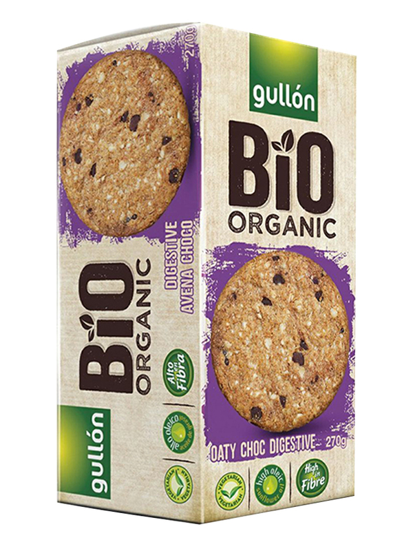 Gullon Bio Organic Oaty Choc Digestive Biscuits, 270g