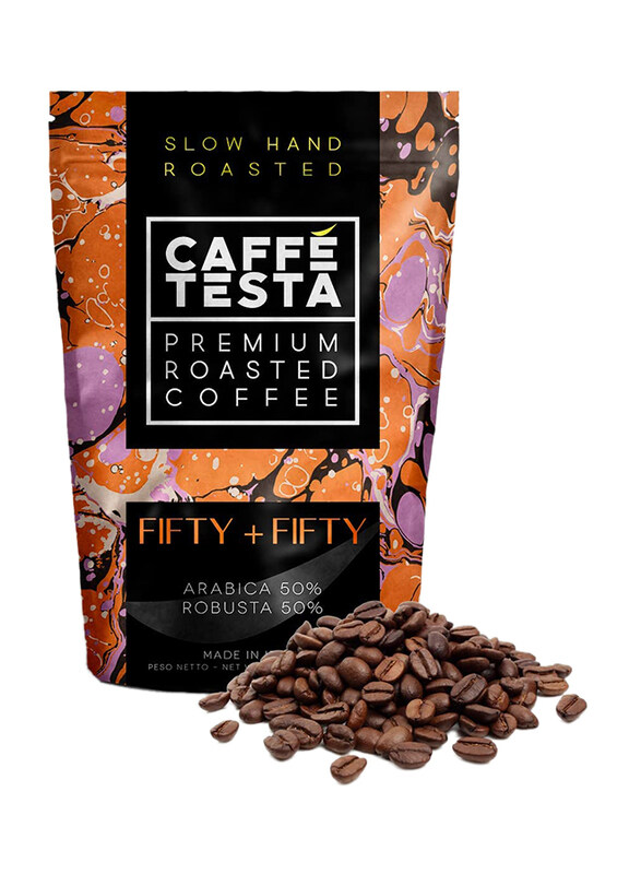 

Caffe Testa Premium Roasted Fifty + Fifty Coffee Beans, 1kg
