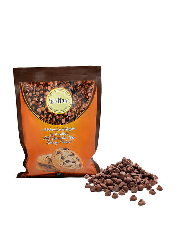 

Deliket Milk Chocolate Chips, 500g