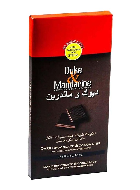 Duke & Mandarine Sugar Free Chocolate, 85g