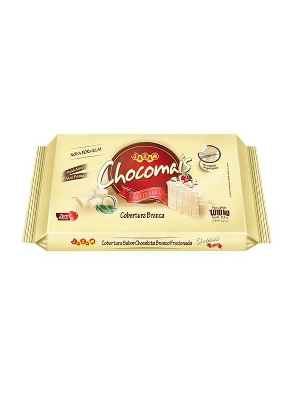Jazam Chocomais Top White Chocolate Block, 1.01 Kg