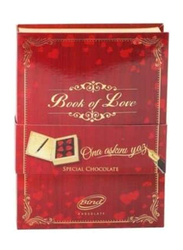 Bind Mini Book Of Love Heart Shape Gianduja Milk Chocolate Gift Box, 1 Box