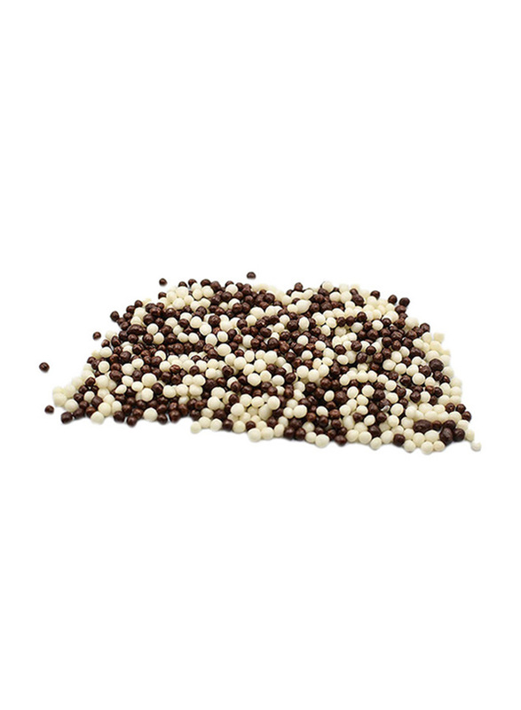 Deliket Choco Cereal Black & White Sprinkles Balls for Decorative Sweets, 90g