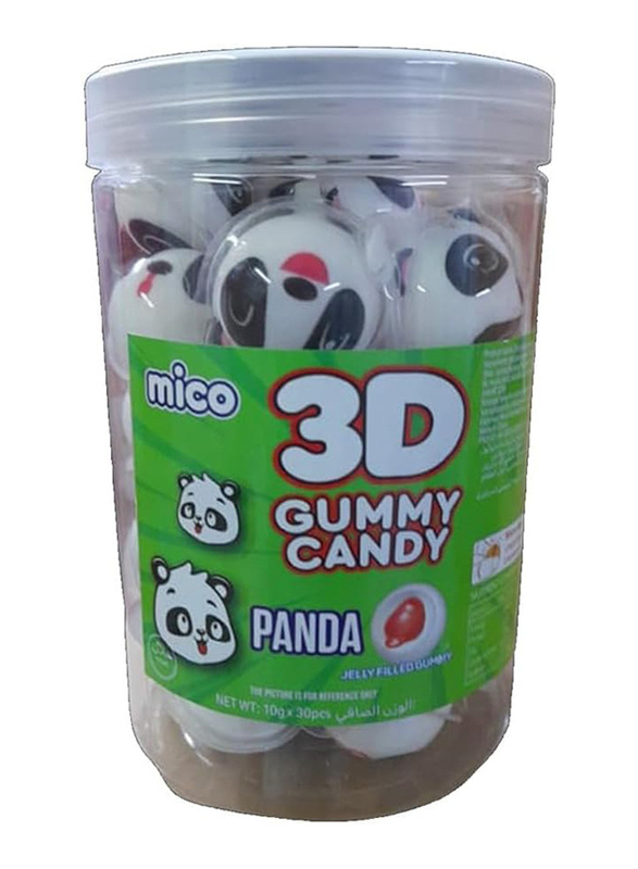 Mico 3D Panda Gummy Candy, 10g x 30