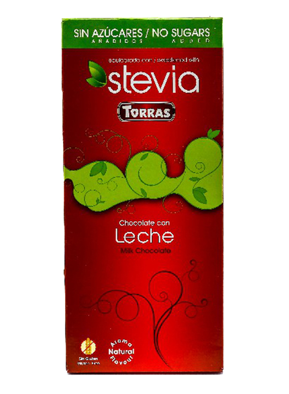 Torras Sugar Free Stevia Milk Chocolate Bar, 100g