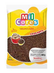 Mavalerio Mil Cores Hard Chocolate Flavored Flakes Bakery and Cupcake Decorating, 500g