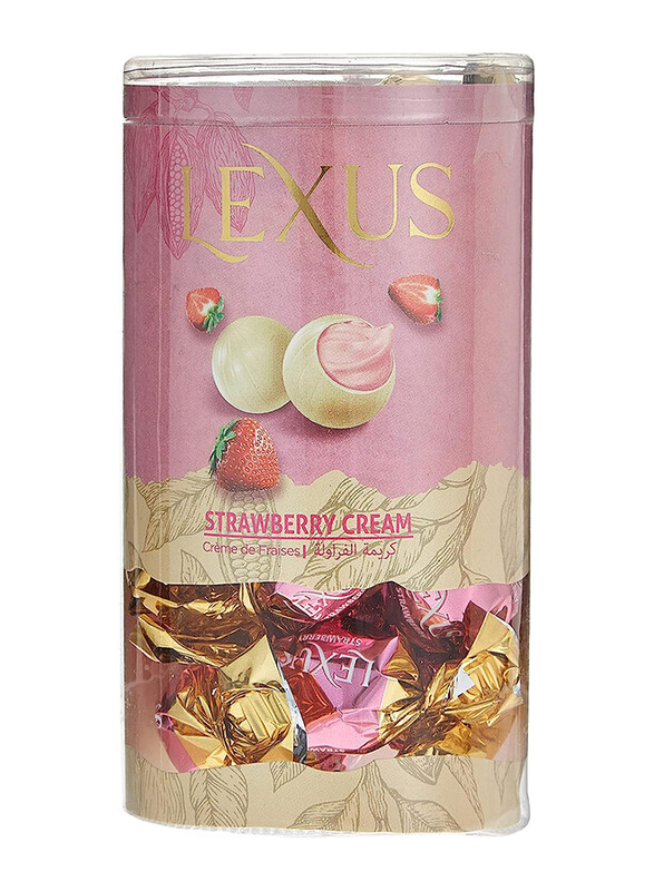 ANL Lexus White Chocolate Filled With Strawberry Cream, 180g