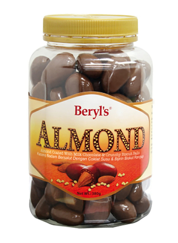 Beryl's Almond Coated with Milk Chocolate & Crunchy Biscuit Balls, 380g