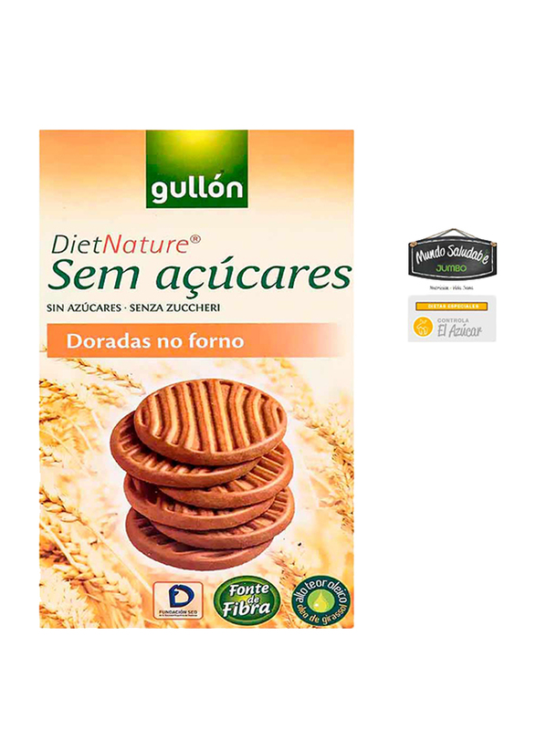 Gullon Diet Nature Doradas No Forno Sugar Free Biscuits, 330g