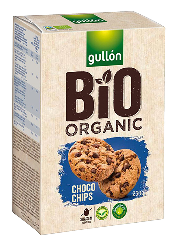 Gullon Bio Organic Chocolate Chip Cookie, 250g