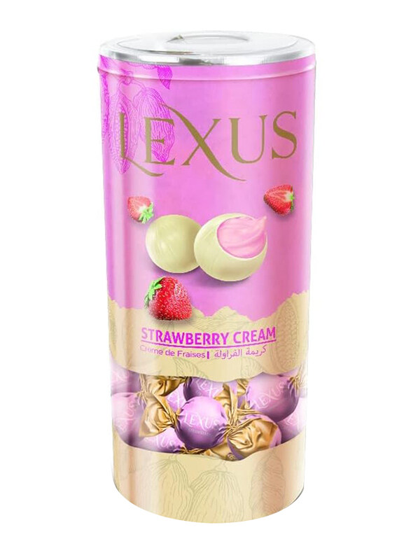 ANL Lexus White Chocolate Filled With Strawberry Cream, 180g