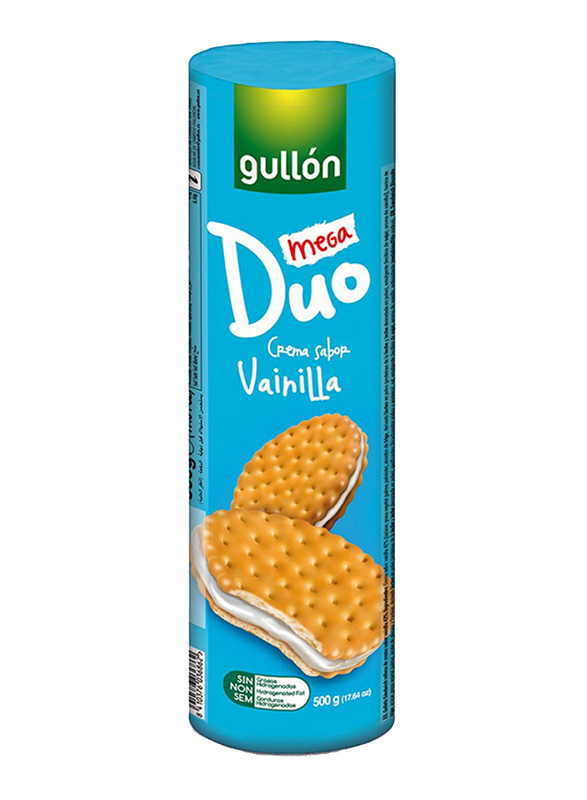 Gullon Mega Duo Vanilla Sandwich Biscuits, 500g