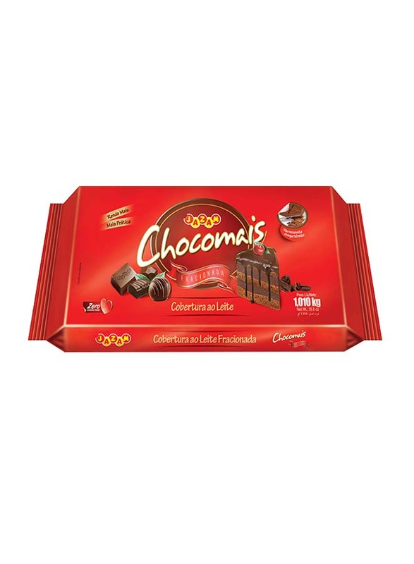 Jazam Chocomais Top Milk Chocolate Block, 1.01 Kg