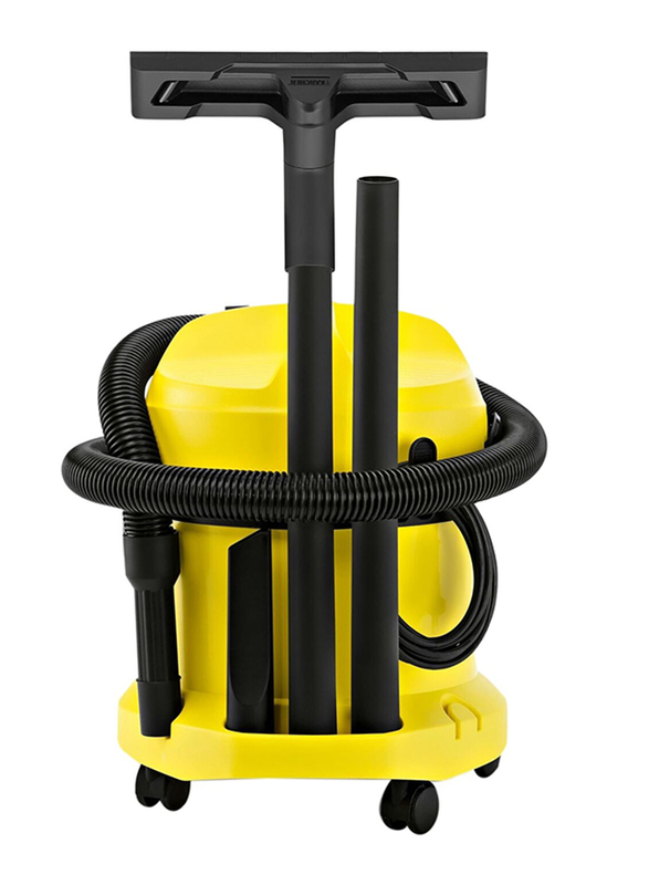 Karcher WD2 Wet & Dry Vacuum Cleaner, 12L, Yellow/Black