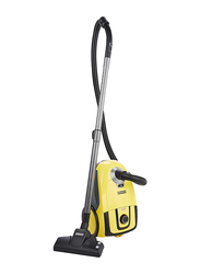 Karcher 1100W Canister Vacuum Cleaner with Dust Bag, 2.8L, VC 2, Yellow