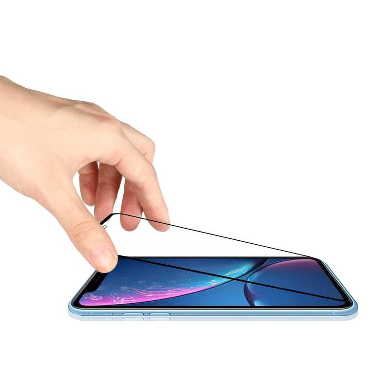 Baykron Apple iPhone 11 Optimum Shield 3D Curved Full Screen HD Tempered Glass, OT-IPD6.1-3D, Clear