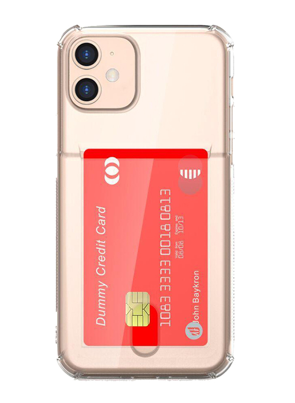 Baykron Apple iPhone 11 Credit Card Mobile Phone Case Cover, IP11-CC-CL, Clear