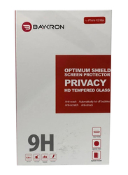 Baykron Apple iPhone XS Max Optimum Shield Privacy HD Tempered Glass Screen Protector, OT-IPXM-2D, Clear