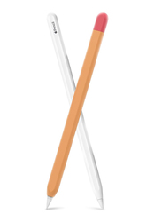 بايكرون غطاء حماية واقٍ من السيليكون لقلم أبل, PT65-2, برتقالي