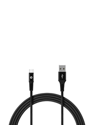 Baykron 1.2-Meter Optimum Connect Active USB Type-C Braided Cable, High-Speed 2.4A USB A Male to USB Type-C for USB Type-C Supported Devices, BA-TC-BLK1.2, Black