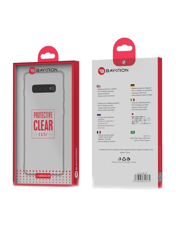 بايكرون غطاء حماية لجهاز سامسونغ غالاكسي S10, S10-299-CC, شفاف