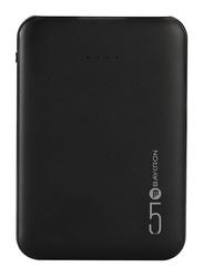 Baykron 5000mAh BA-PB-BLK-50 Fast Charging Power Bank, with Dual 2.0A USB Output and Micro-USB Input, Black