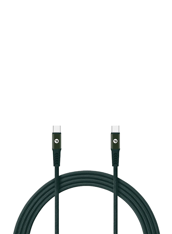 Baykron 1.2-Meter Optimum Active USB Type-C Cable, High-Speed 3A USB 3.0 Type-C Male to USB Type-C for USB Type-C Supported Devices, BA-TC-MG1.2, Midnight Green