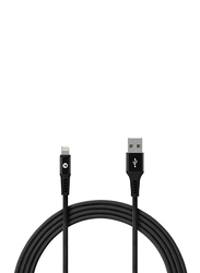 Baykron 1.2-Meter Optimum Connect Active Lightning Braided Cable, High-Speed 2.4A USB A Male to Lightning for Apple Devices, BA-LI-BLK1.2, Black