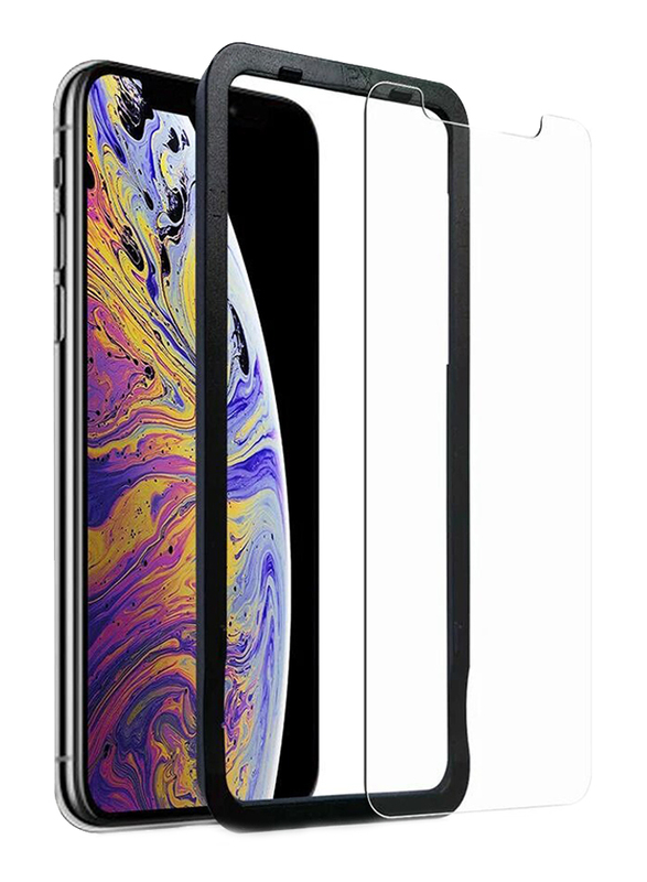 Baykron Apple iPhone XS Optimum Shield Clear HD Tempered Glass Screen Protector, OT-IPX-2D, Clear